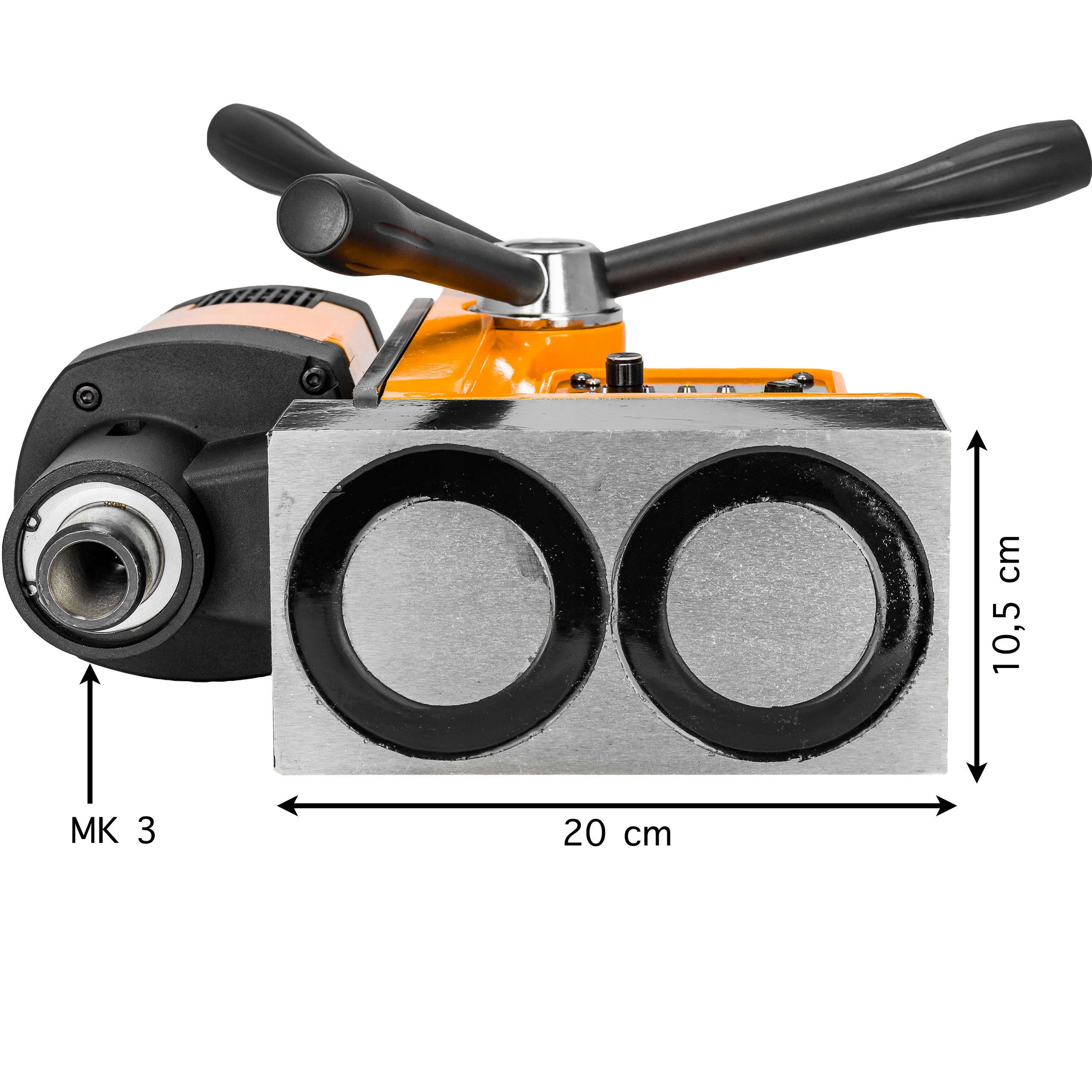 Wiertarka Magnetyczna MELVER Magnesówka FI 80 MK 3 Typ uchwytu inny