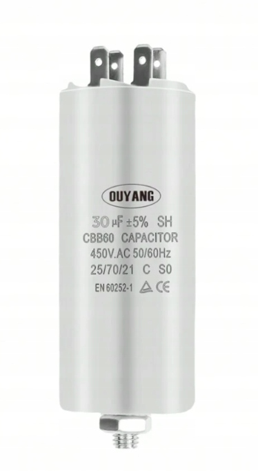 Kondensator CBB60 40uF 450V do Pompy Wody Pralki 50/60Hz