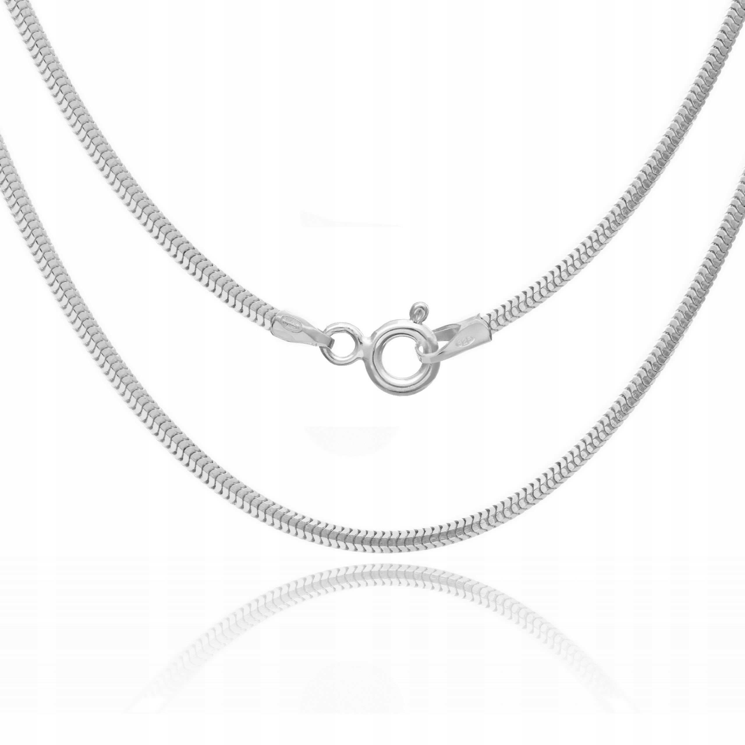 Stříbrná Dámská Italská Zmijka Řetízek 60 CM 1,9 MM