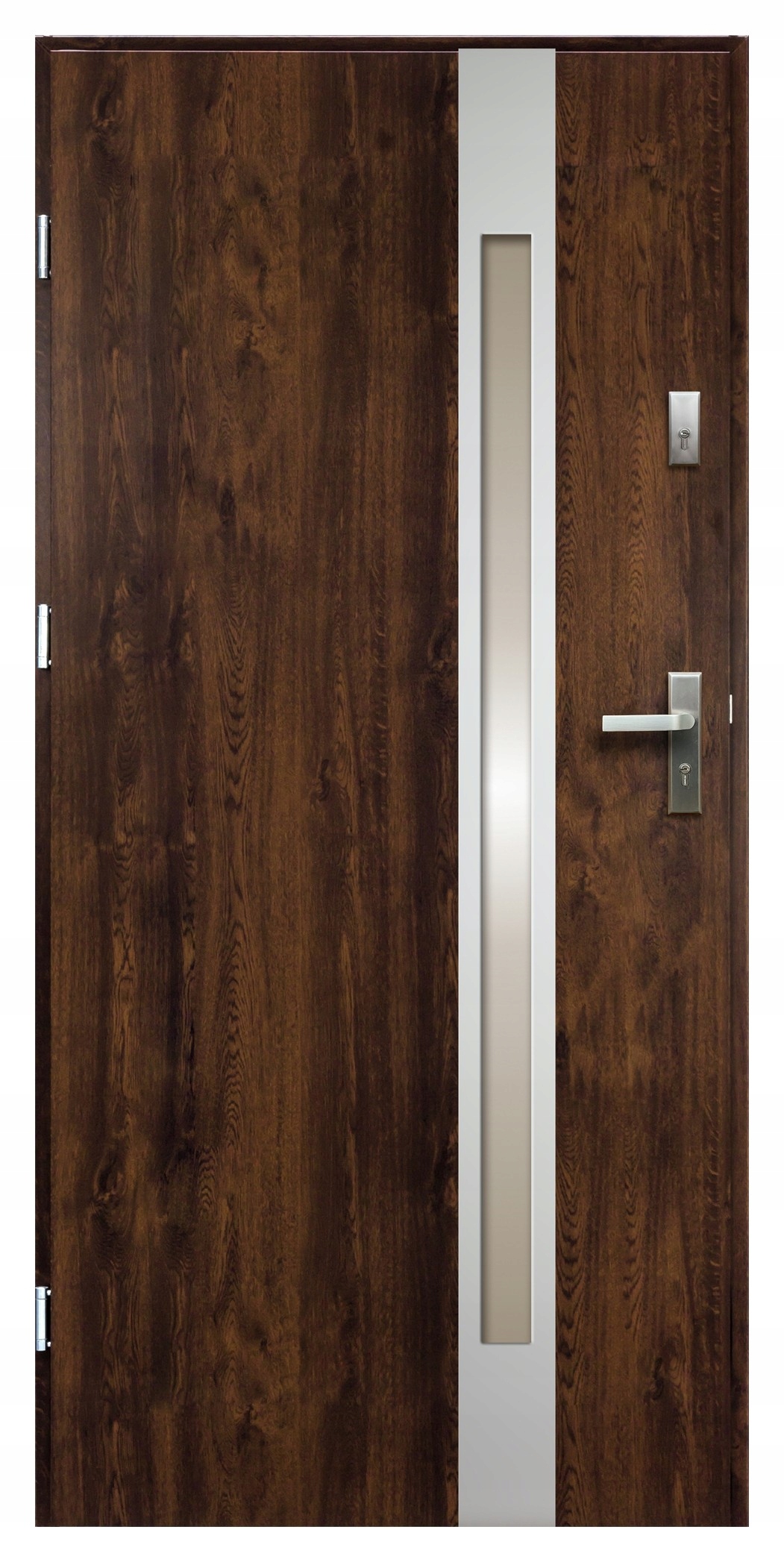 DRZWI LEWE 55MM ZEWNĘTRZNE ORZECH 90 CM