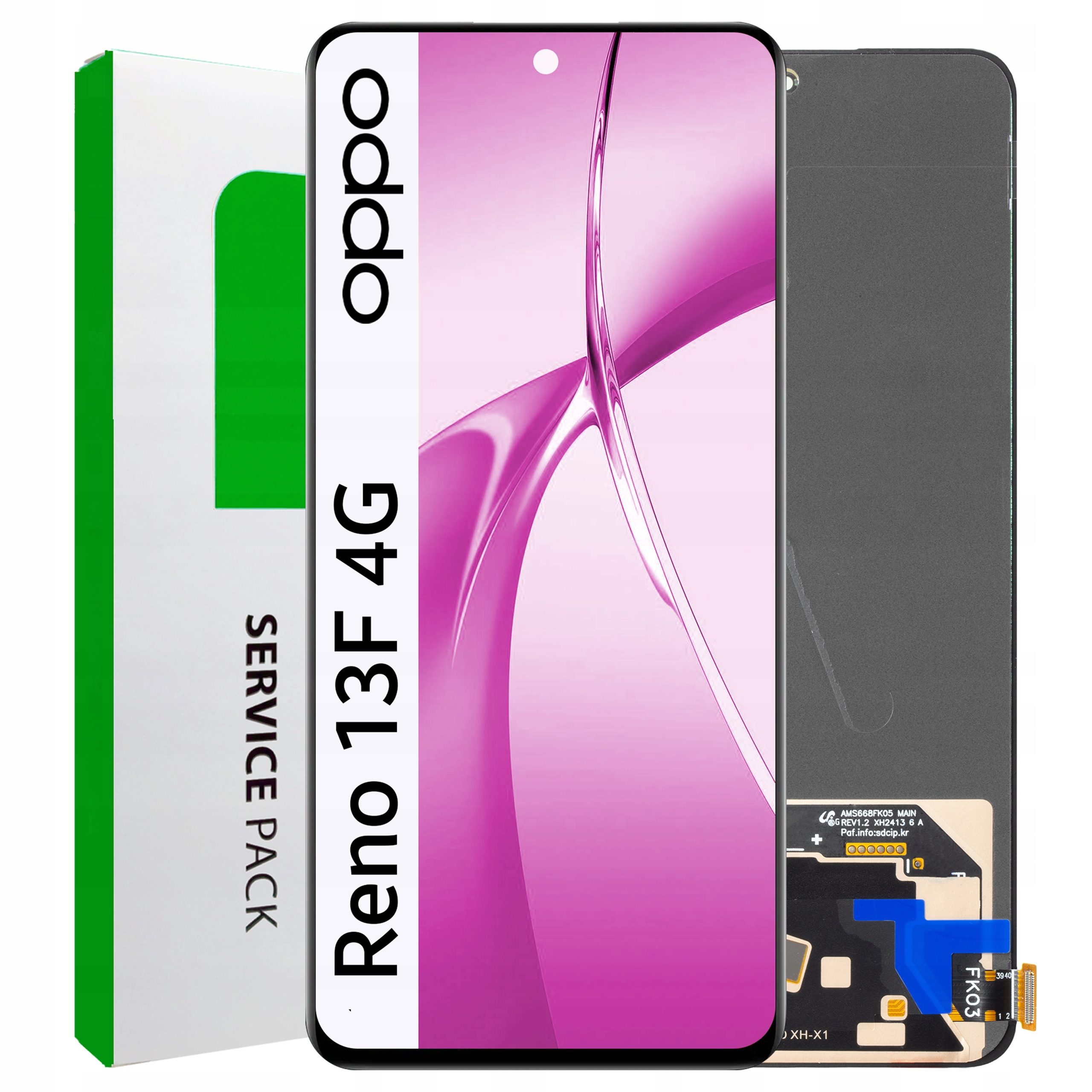 Amoled displej pro Oppo Reno 13 F 4G Obrazovka Dotykový displej Originál Zila