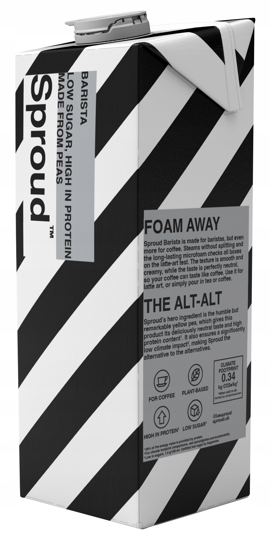 SPROUD BARISTA NAPÓJ MLEKO Z ŻÓŁTEGO GROCHU 1L