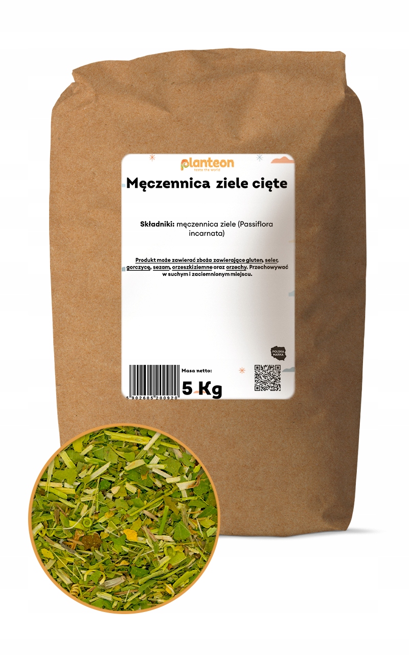 Męczennica ziele cięte 5kg