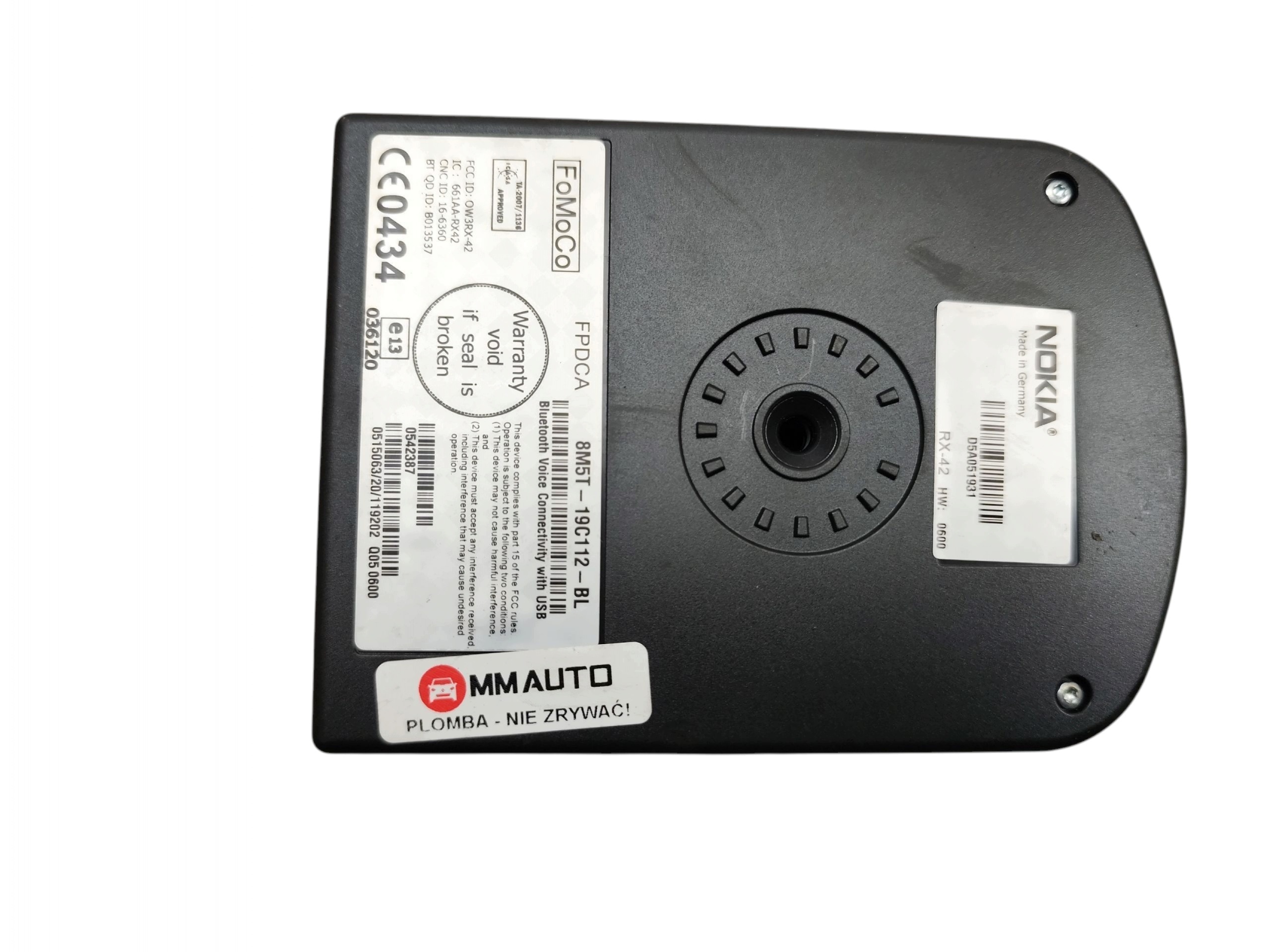 modulo BLUETOOTH FORD GALAXY MK2 (2006-2009) FIESTA MK7 8M5T-19C112-BL