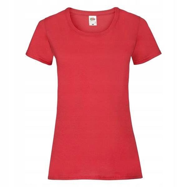

Koszulka Damska Fruit Of The Loom T-shirt Red L