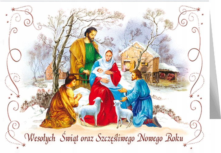 

Świąteczne Kartki bez życzeń z brokatem lux BRBT8