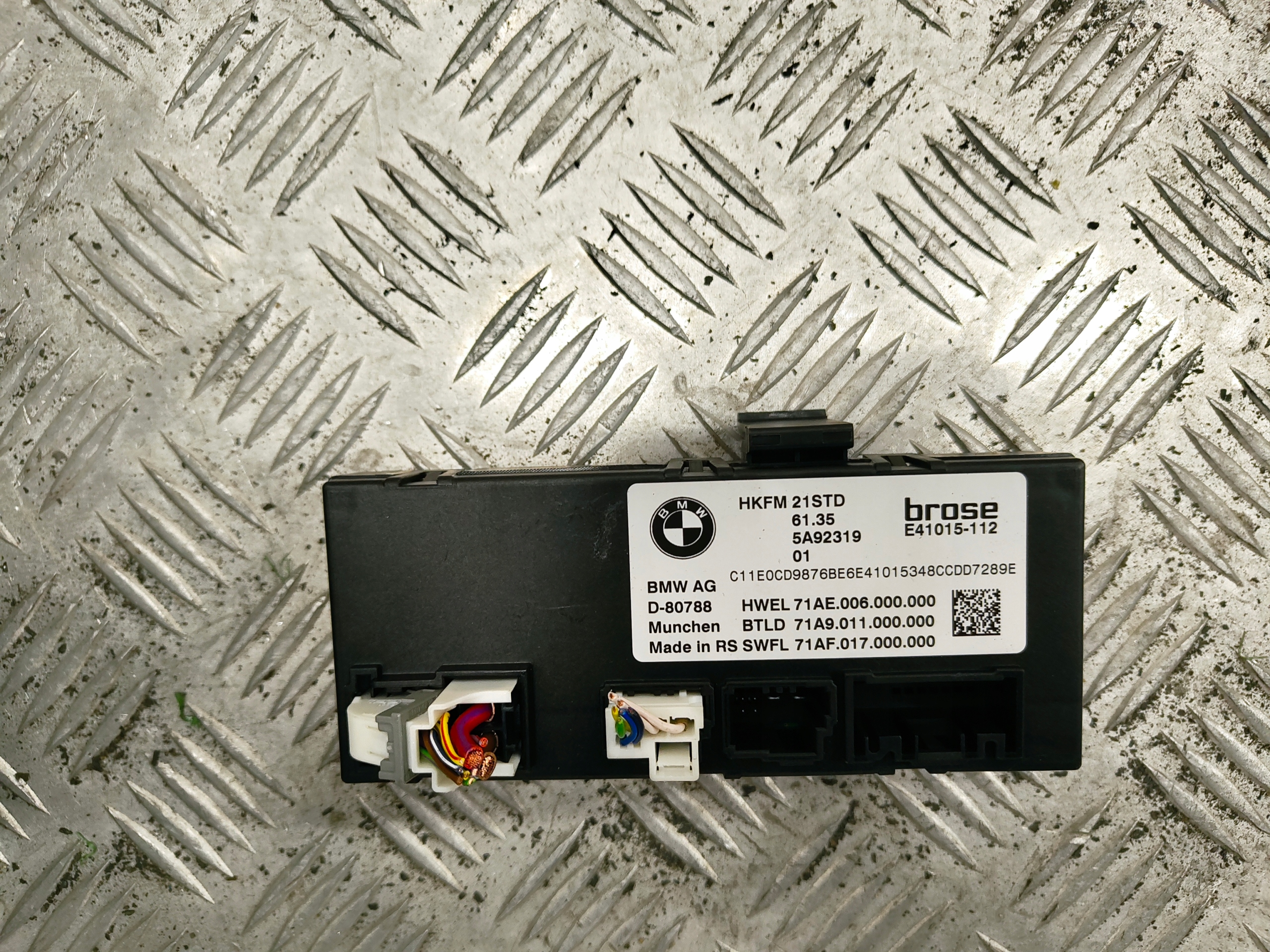 BMW Bedienteil heckklappe 5A92319