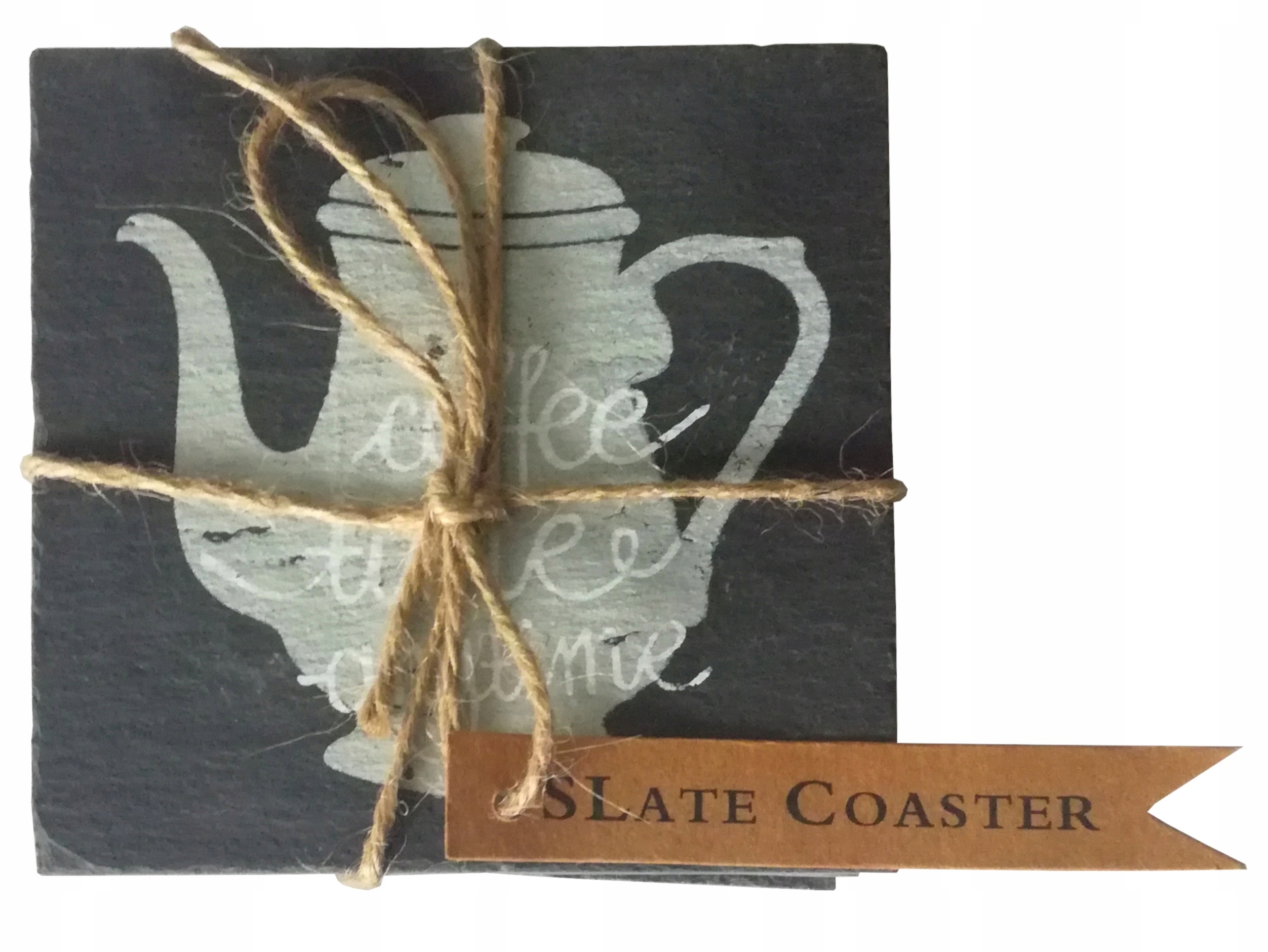 

4 x Podkładka Kubek Szklankę Kwadratowa Ceramiczna