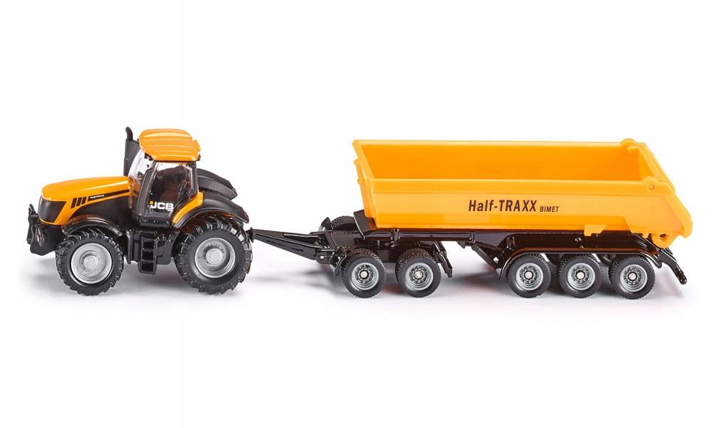 

Siku 1858 Traktor Jcb z Wózkiem i Wywrotką