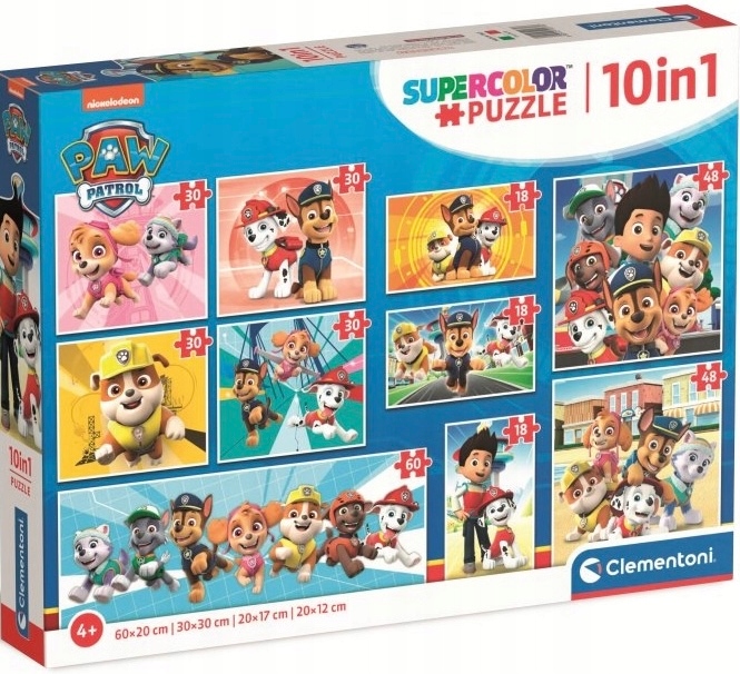 

Trefl puzzle psi patrol 10 układanek 10w1