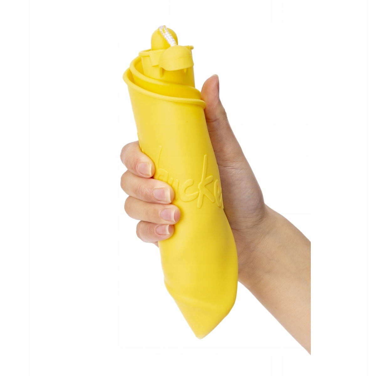 SCRUNCH WIADERKO SKŁADANE DO WODY I PIASKU ŻÓŁTY Bohater brak