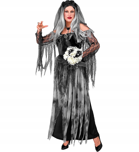 Kostým Nevěsta Strašidelný Převlek Pro Ženy Halloween XL