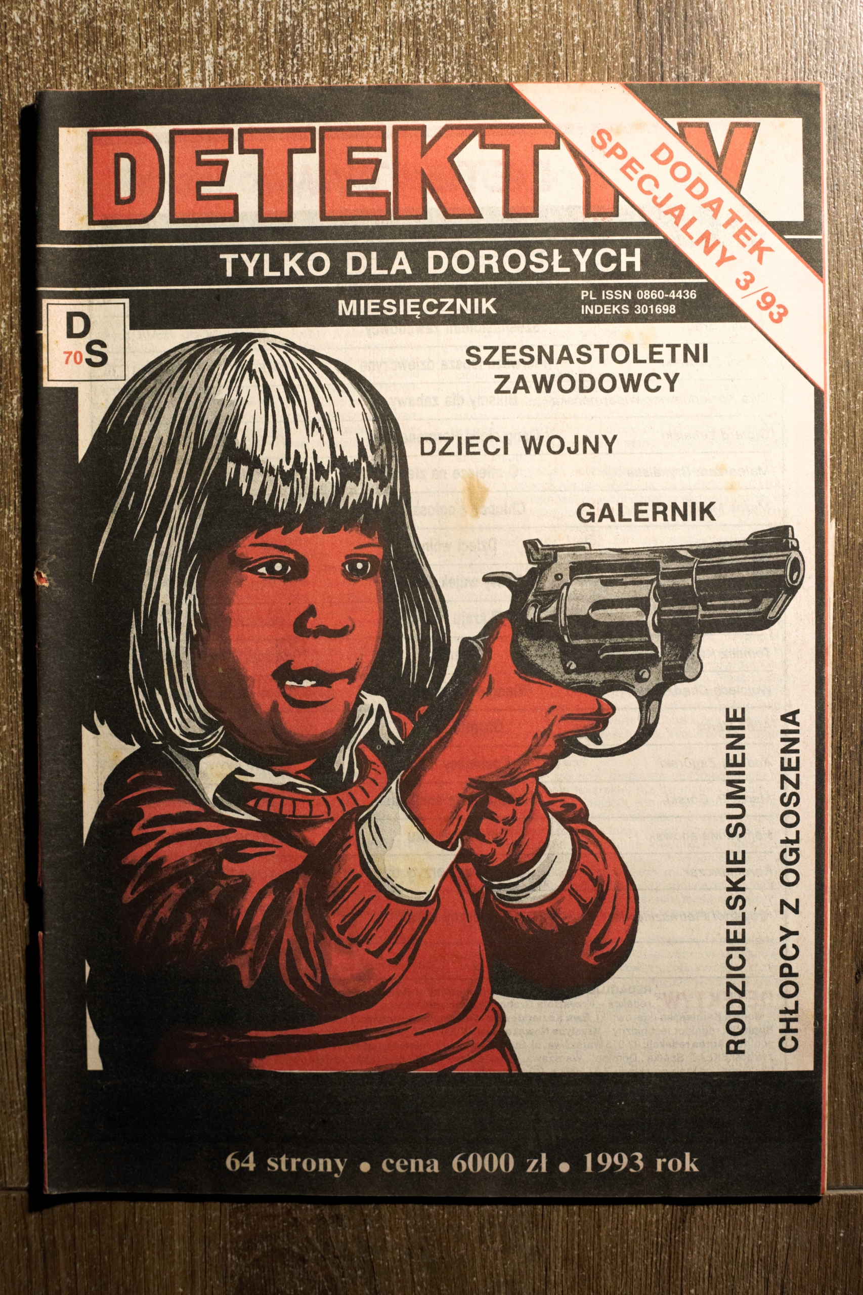 Detektyw , 3/1993, miesięcznik, dodatek specjalny