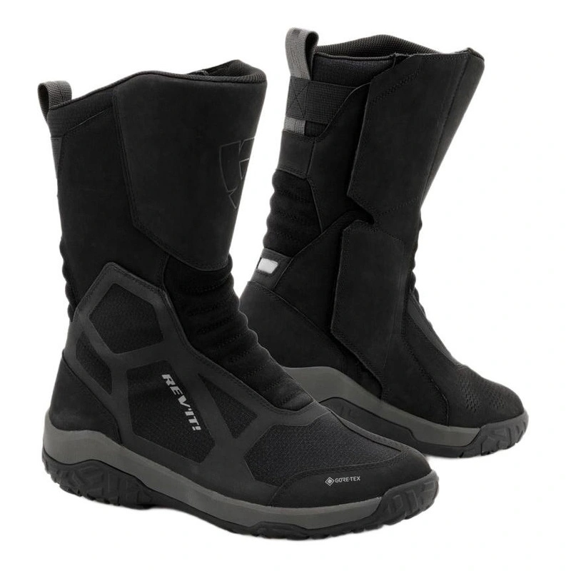 Turistické motocyklové topánky Revit Everest Gtx Black čierne