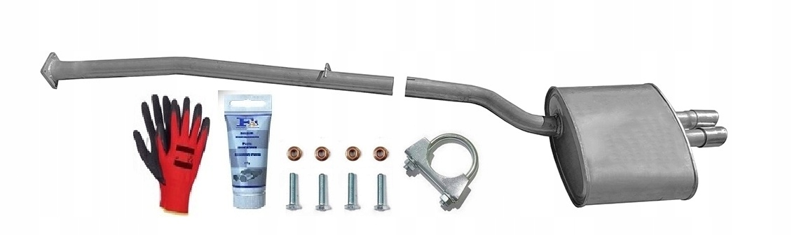 Bmw 5 E60 E61 525d 530d 2.5D 3.0D 2003-2007 Trubka Tlumič Trubka sada bonus