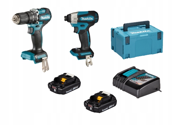 Zestaw wkrętarka udarowa zakrętarka Makita DLX2414AJ 2x 2,0 Ah w Makpac