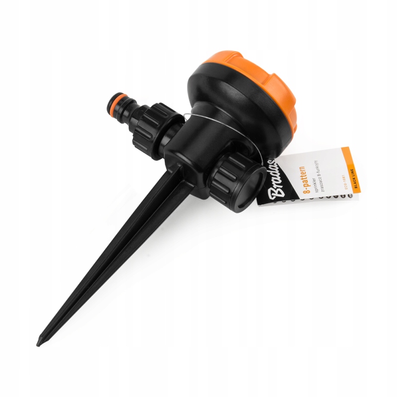 ZRASZACZ OGRODOWY 8-FUNKCJI WBIJANY Na kolcu Do Podlewania Na wąż ogrodowy Marka Bradas