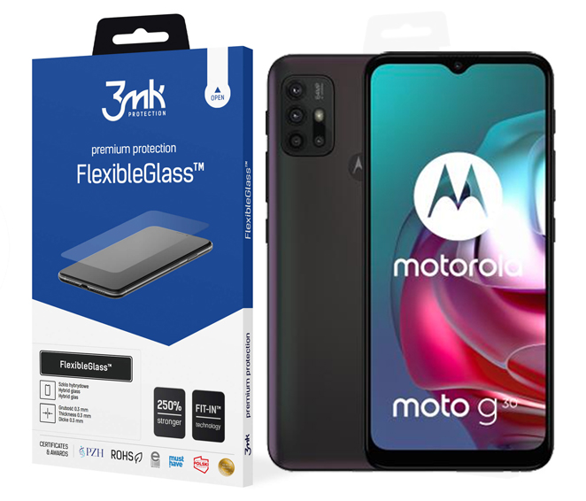 

Szkło FlexibleGlass 3MK do Motorola Moto G30