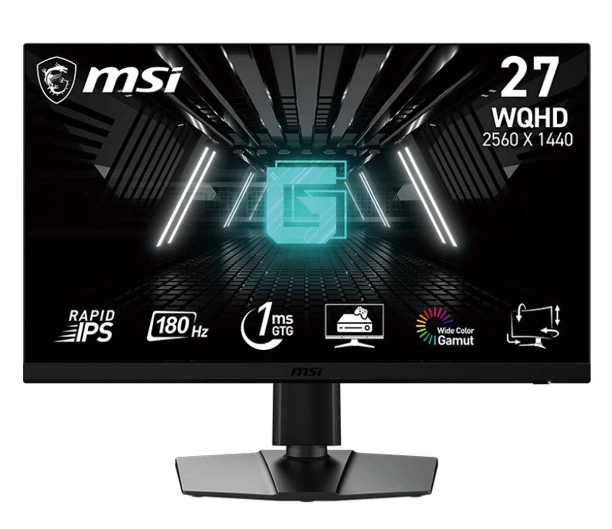 Herný monitor Msi G272QPF E2 Led Rapid Ips 180 Hz Wqhd 1 ms (gtg)