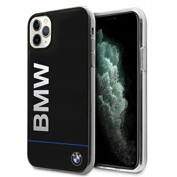 Etui Bmw Signature Printed Logo na iPhone 11 Pro Max czarne