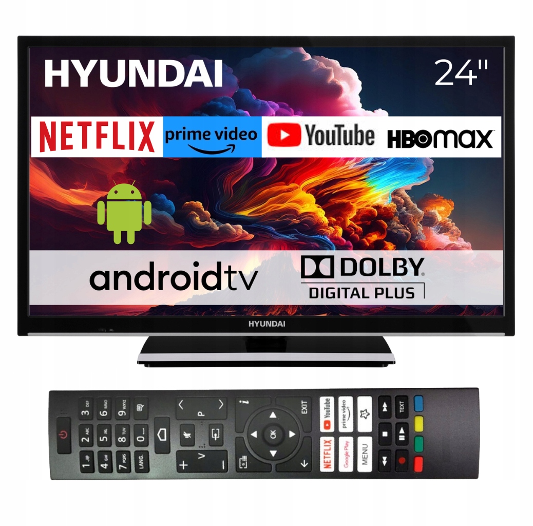 Telewizor Hyundai Hd 24" Android HLA24451 Wi-Fi Bluetooth