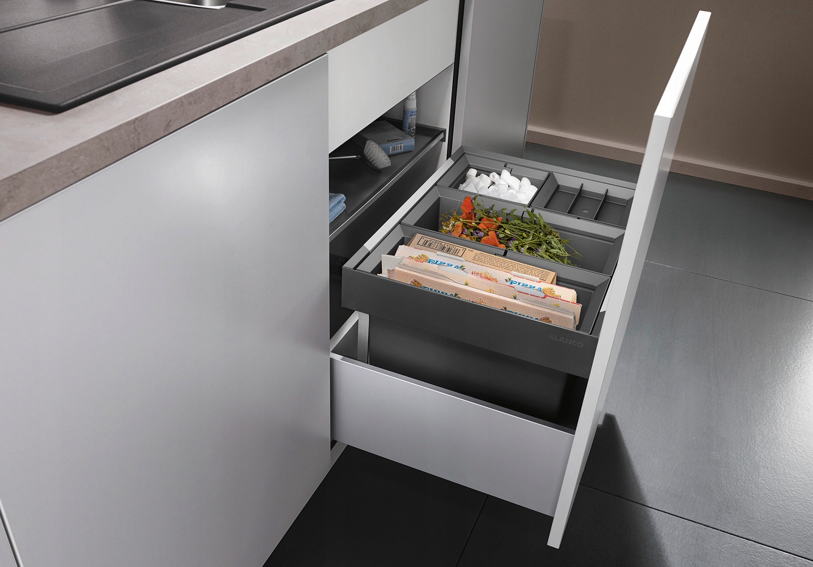 BLANCO FLEXON II 60/4 Z POKRYWĄ SYSTEMOWĄ Kod producenta 521474