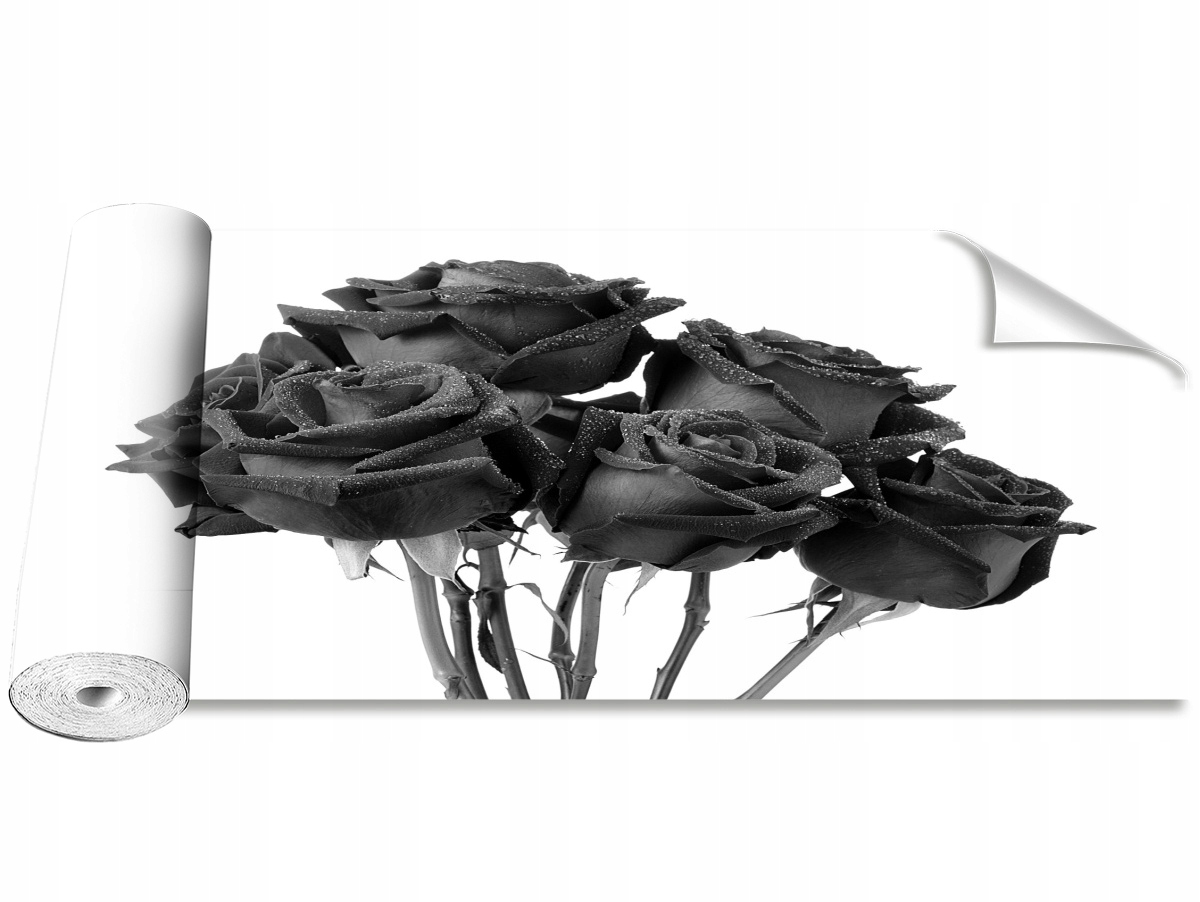 

Tapeta Samoprzylepna Czarne róże 250x104