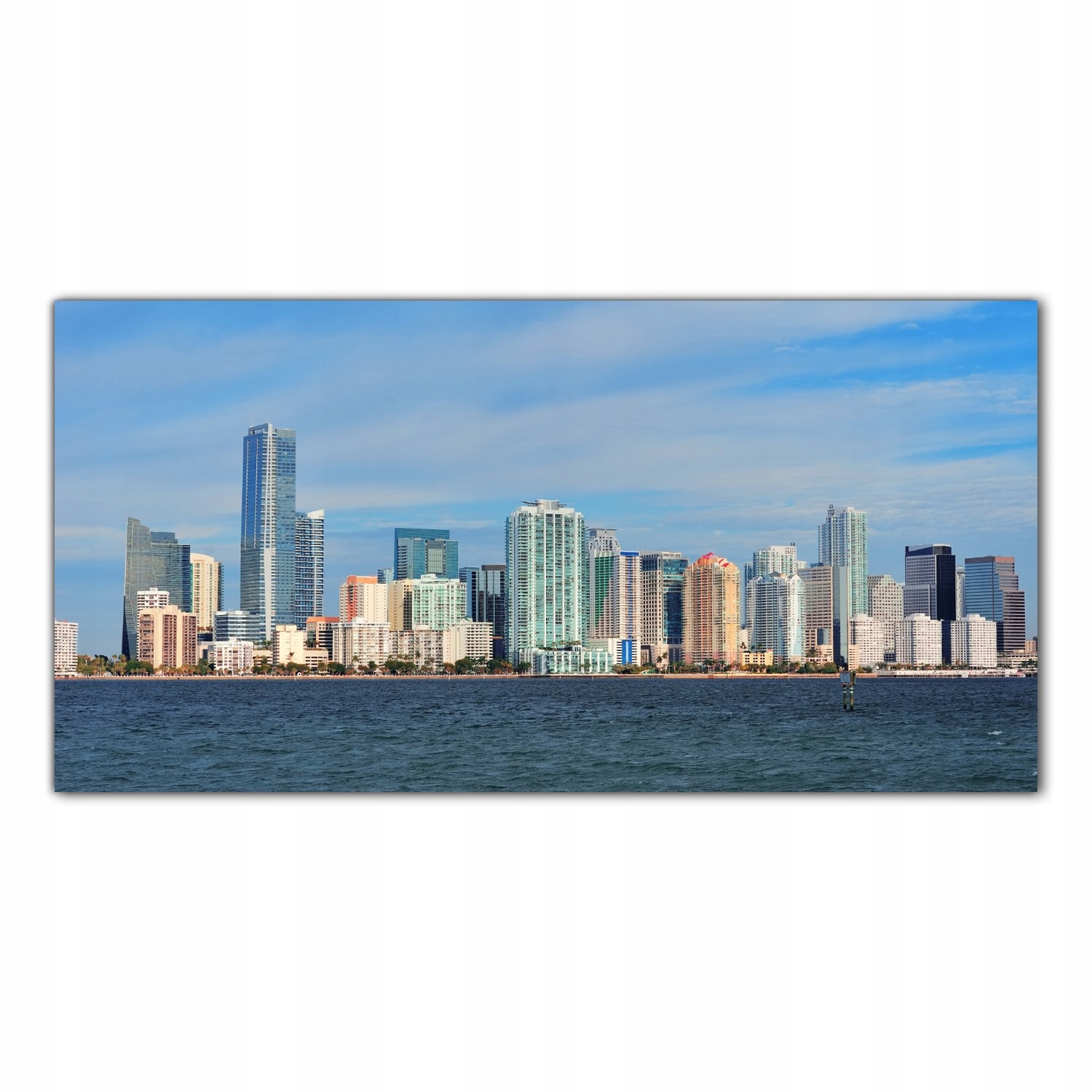 Miami Architektura 100x50 Kuchyňské skleněné panely