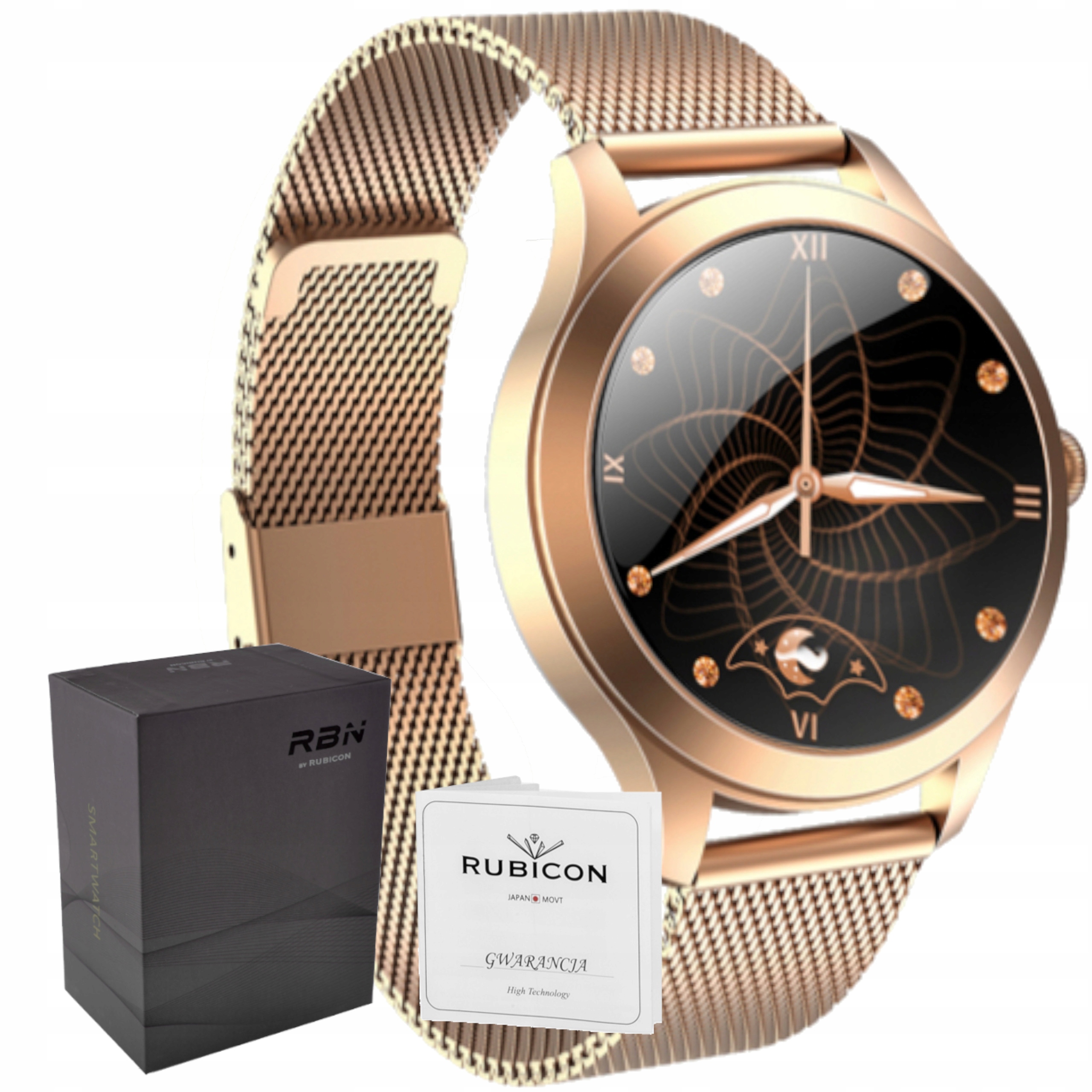 

Smartwatch Rubicon Trener Kalorie Natlenienie Krwi