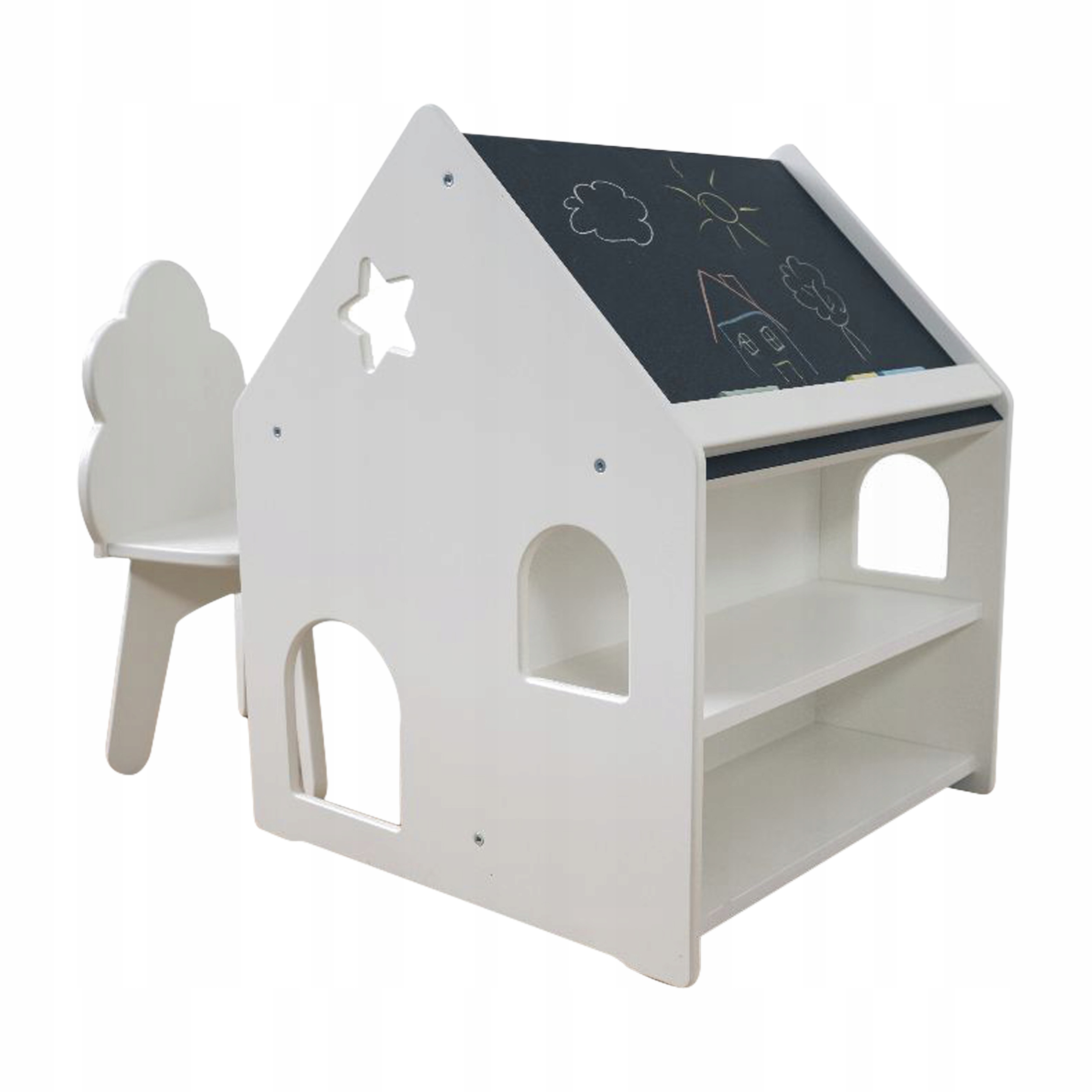 

Domek stolik edukacyjny tablica kredowa