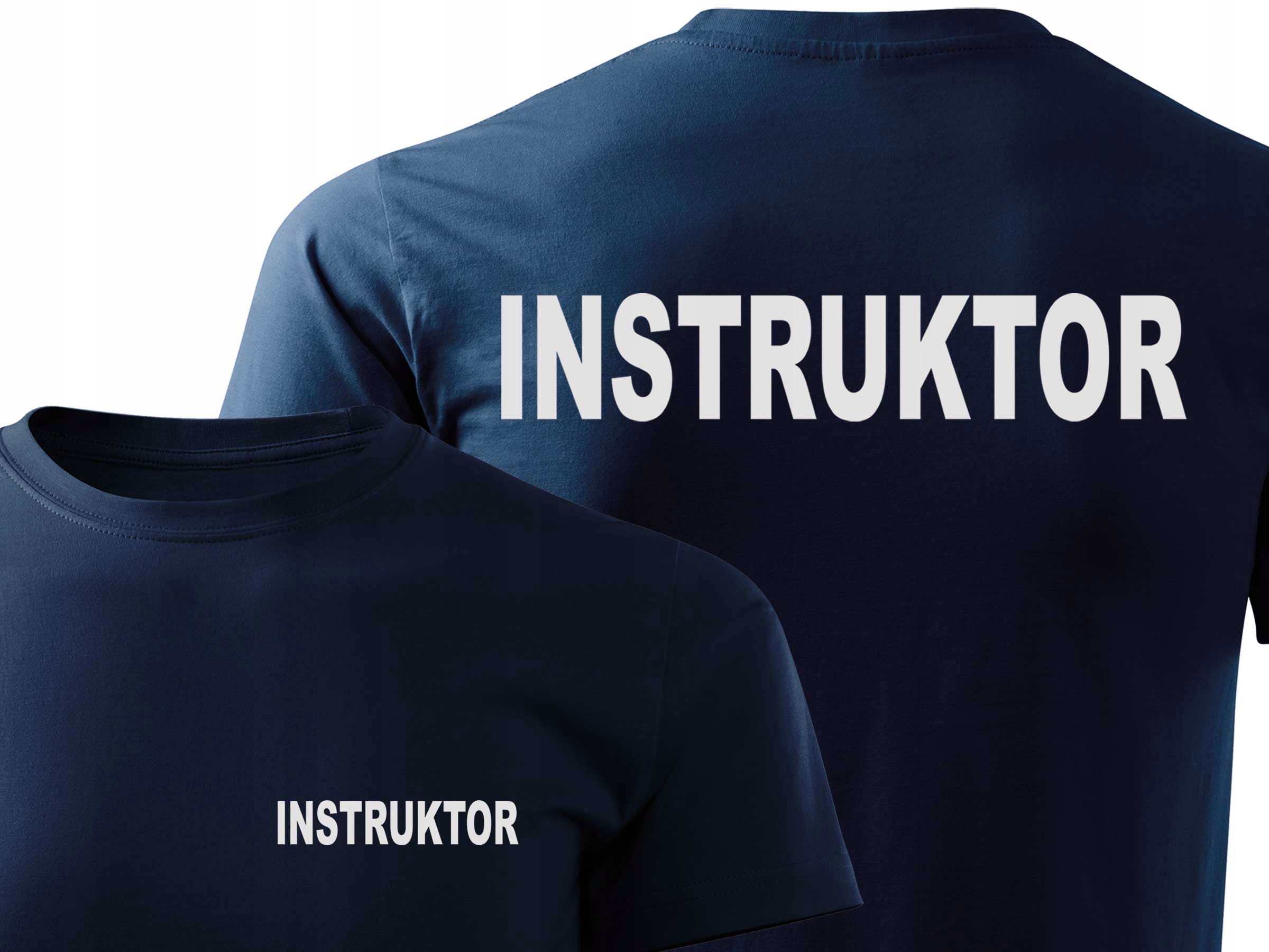 

Koszulka z nadrukiem odblaskowym Instruktor jakość