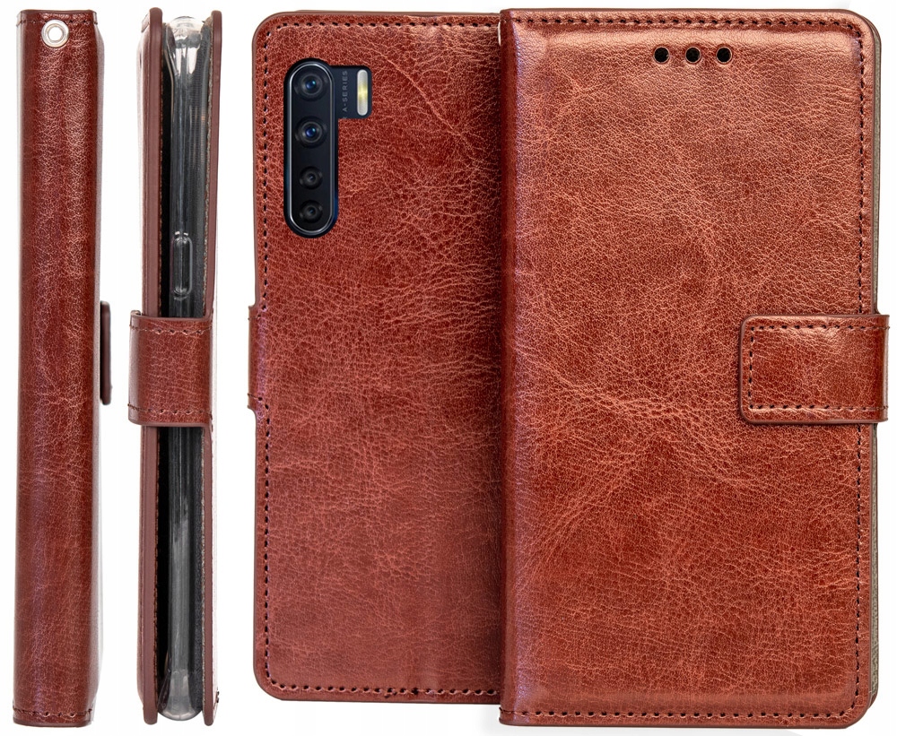 

Etui Portfel Vintage Do Oppo A91 Szkło