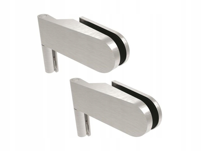 Závěs pro dřevěnou zárubeň skleněných dveří – pár, Aisi 304