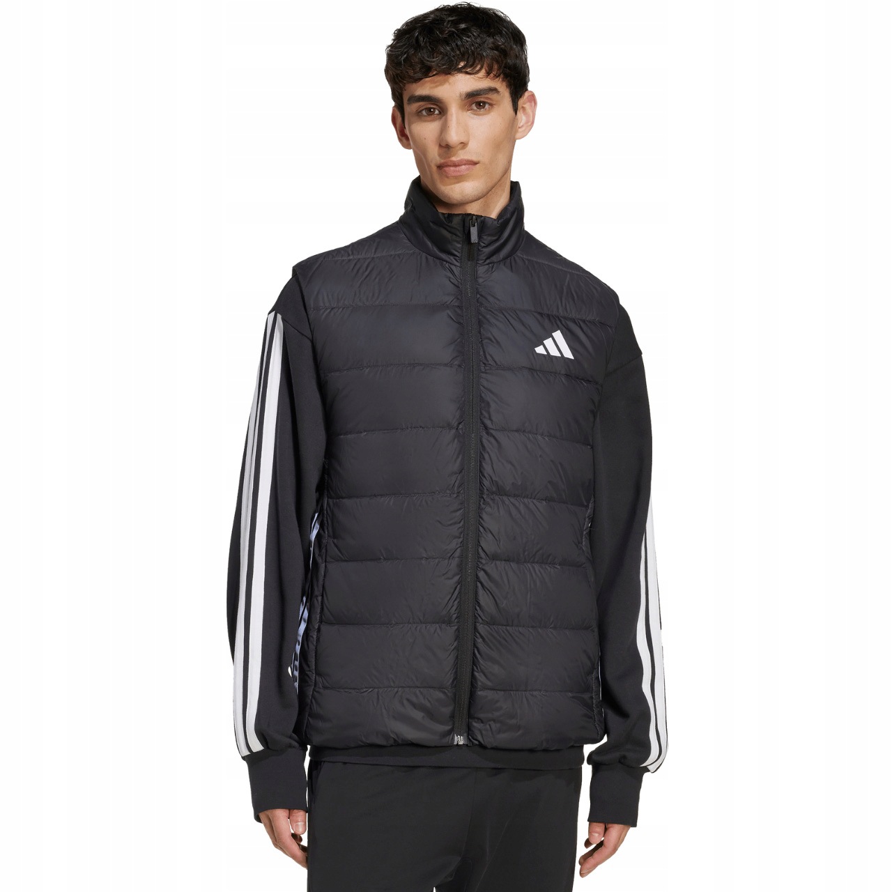 Pánská vesta adidas Ess 3S L Down V černá KC1602 M