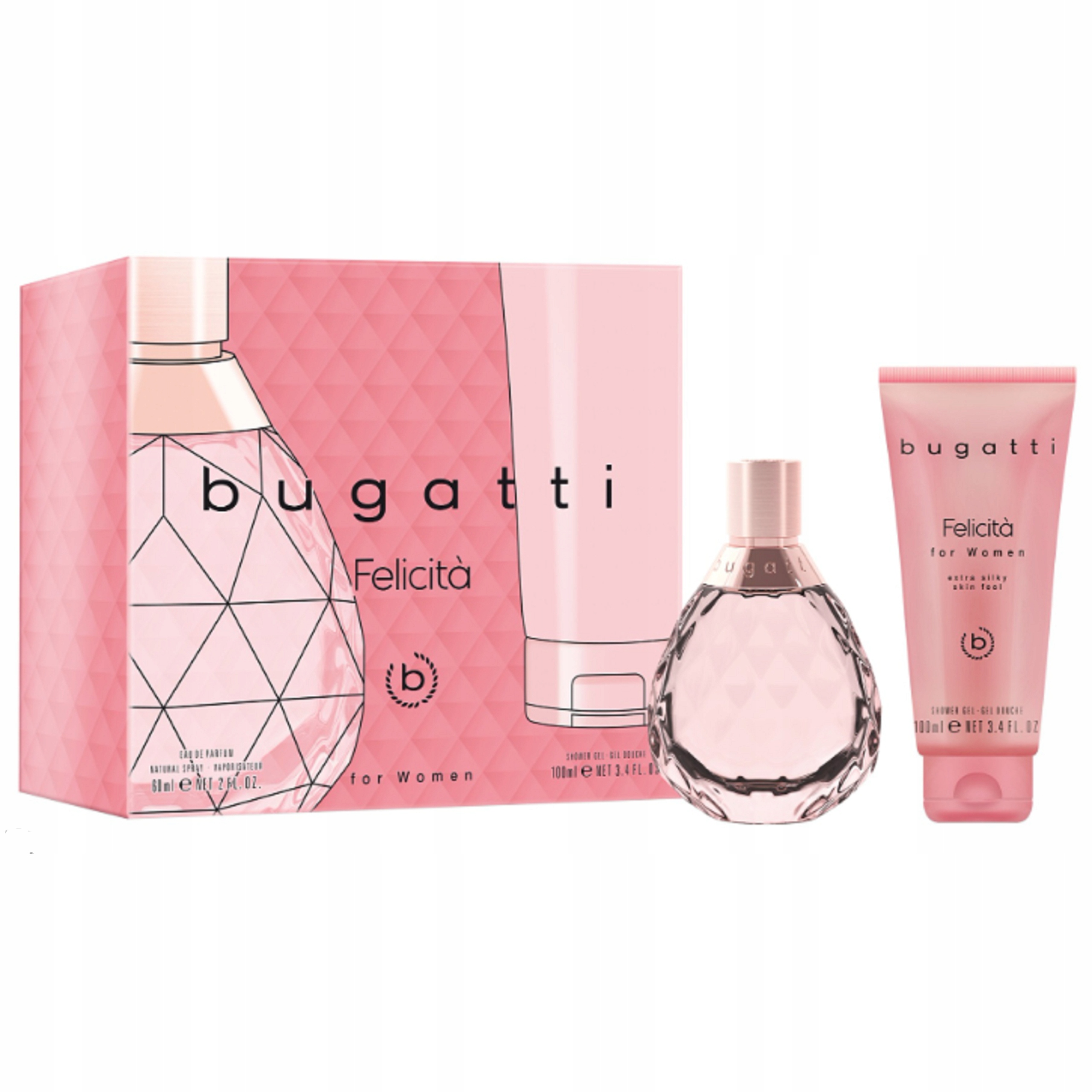 Bugatti Felicitá parfémovaná voda 100 ml sprchový gel 200 ml