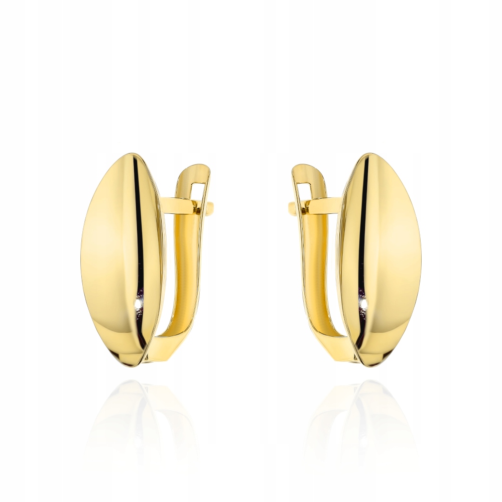 Zlaté Náušnice klasické slzičky na anglickém zapínání, dárek pro maminku