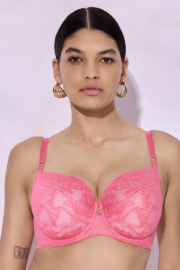 Alles Coachella růžová polovyztužená podprsenka 75F