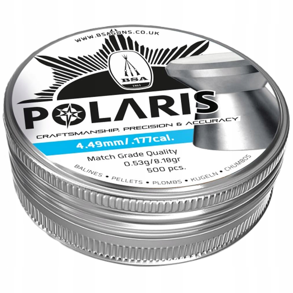 Śrut Bsa Polaris 4,49 mm 500 szt. Diabolo