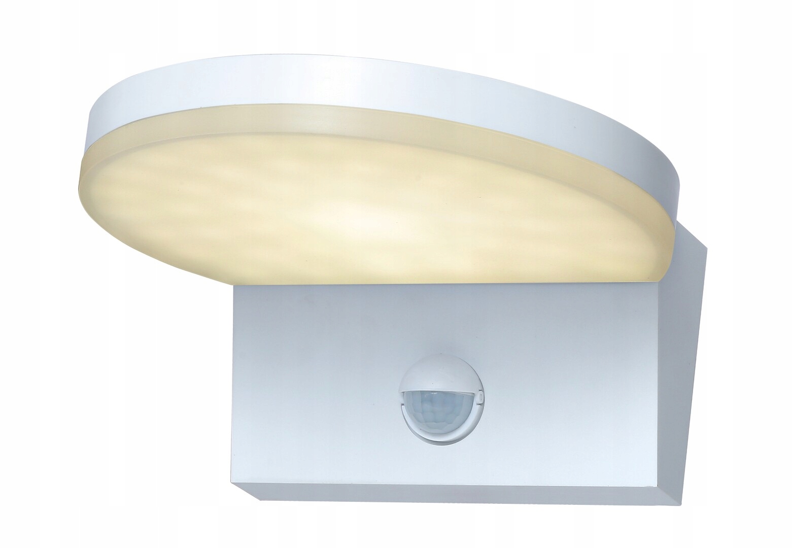 Venkovní nástěnné Led svítidlo 9W s bílým senzorem kulatý IP54 Rabalux