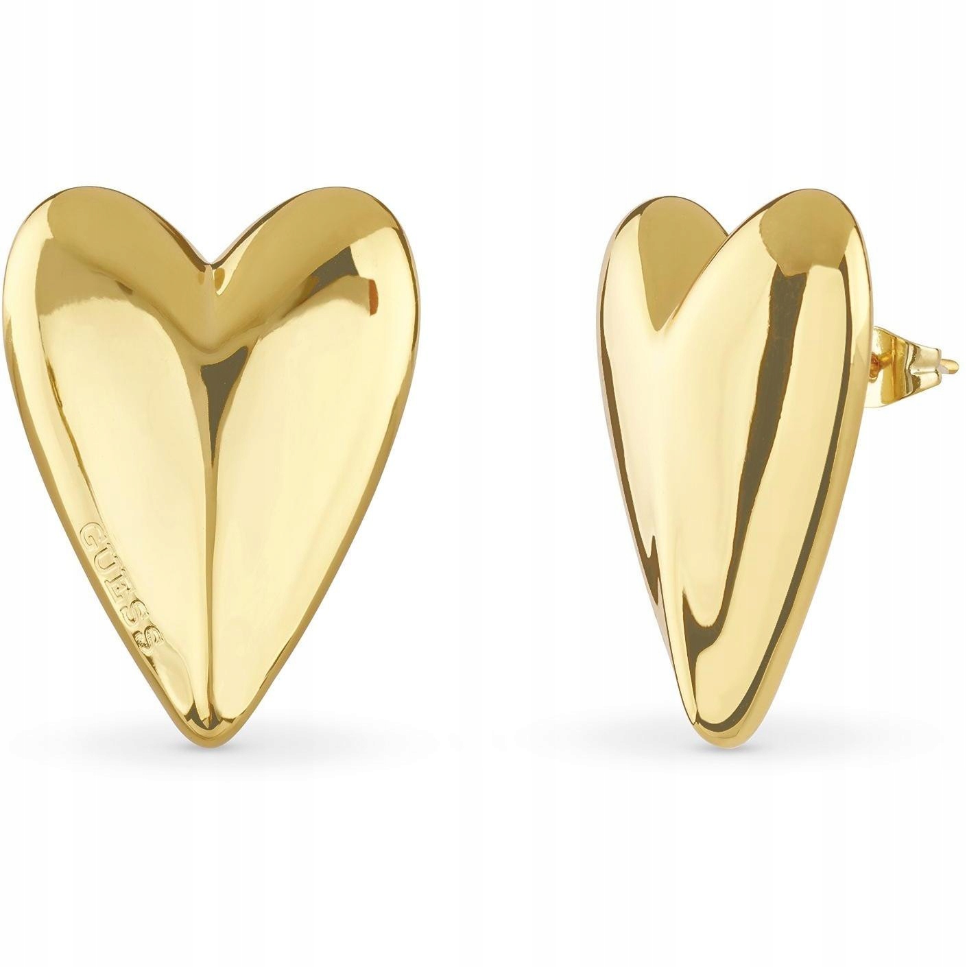 Náušnice Guess srdce JUBE05341JW-YG