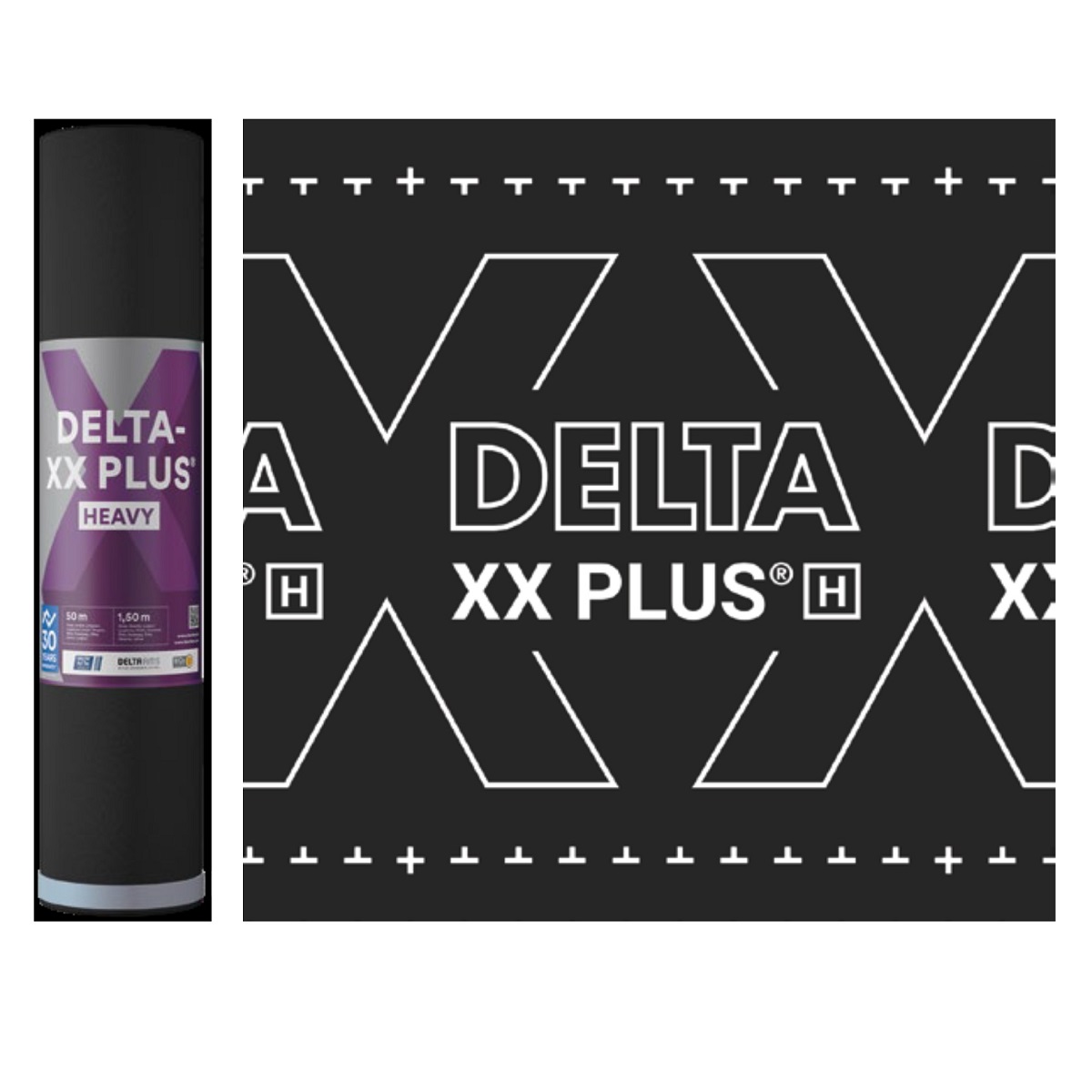 Membrána střešní Dorken Delta-xx Plus Heavy 75 m2 těžká fólie na střechu