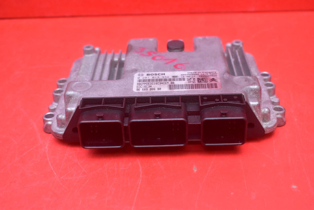Centralina computer Motore 9666986680 0281013334 CITROEN C4 PICASSO 1 e 1.6