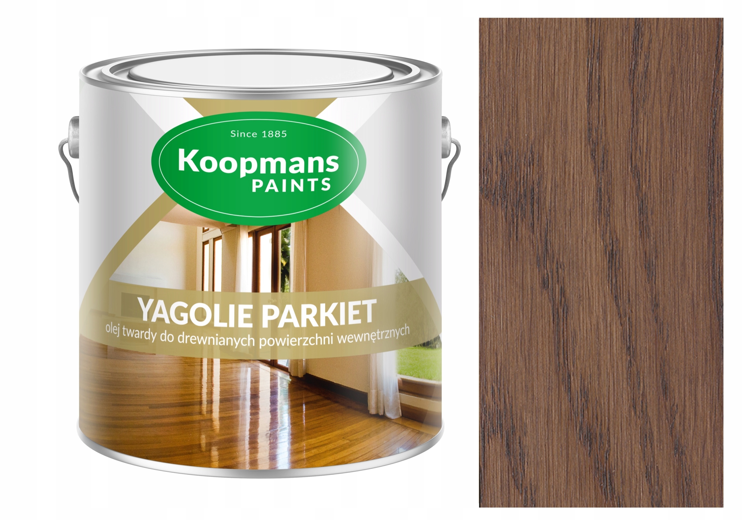 Koopmans Yagolie Parketový Olej Tvrdý Na Drevo 2,5 L Orech 05