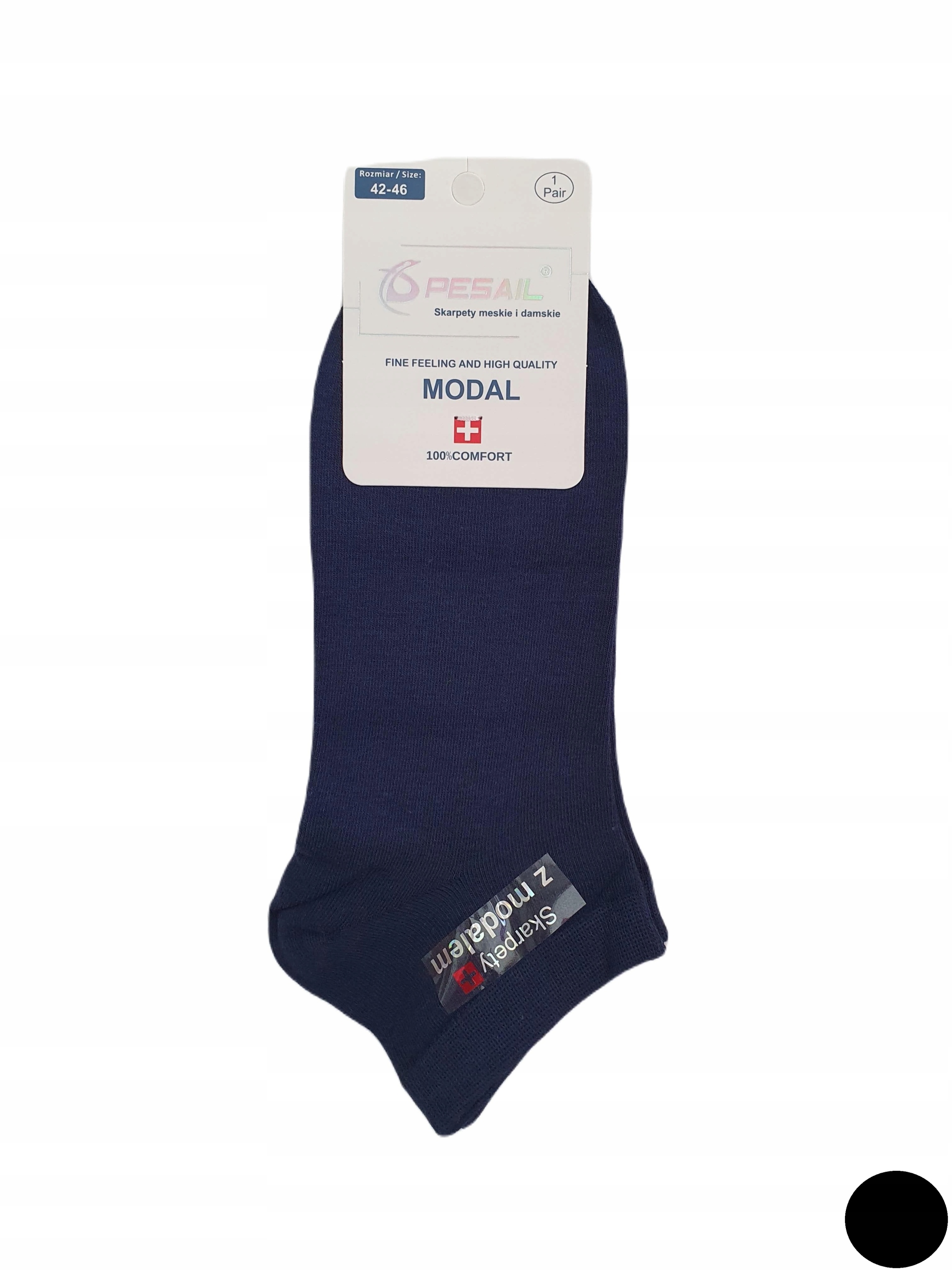 

Pesail Stopki Męskie 96591S Modal Czarny 40-44