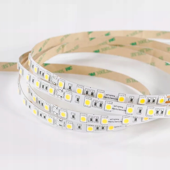 TAŚMA DZIENNA PASEK LED 5050 MOCNA NEUTRALNA 4000K Długość 1 m