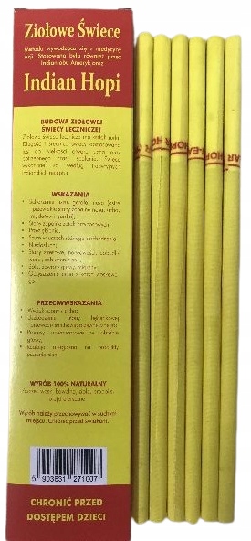 

Świece Ziołowe Indian Hopi 6 Szt