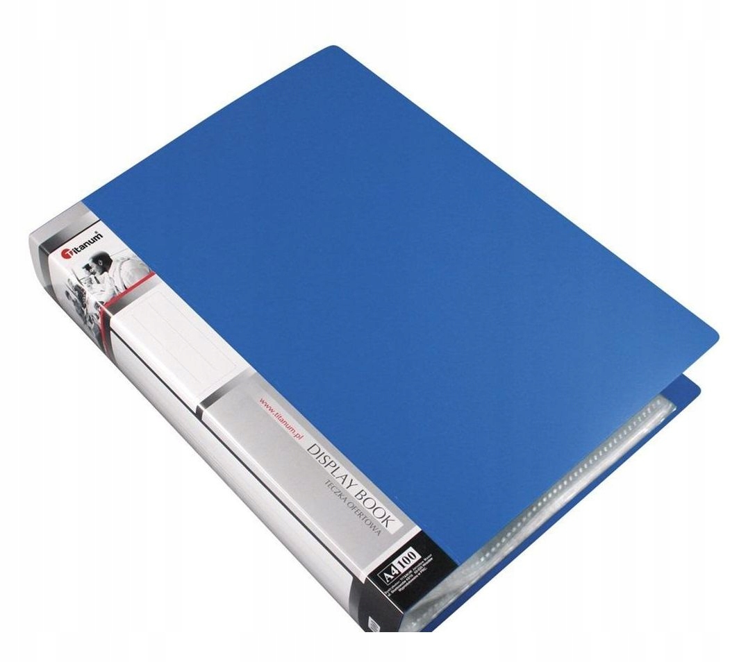 TECZKA OFERTOWA A4 100 KOSZULEK NIEBIESKA