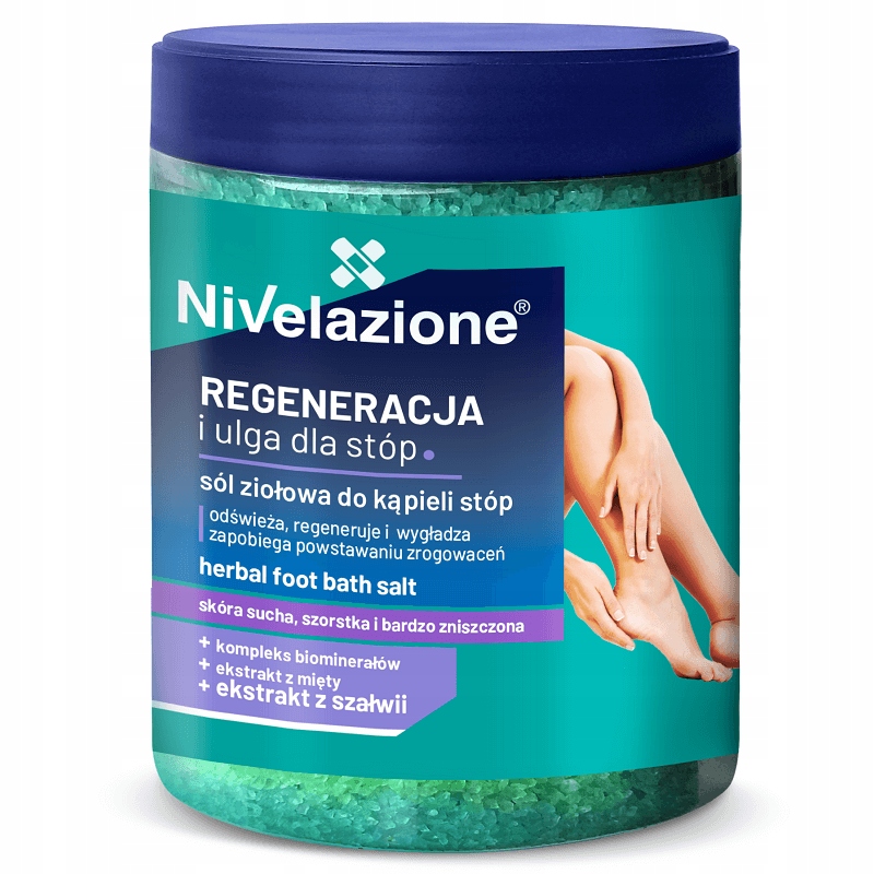 

Nivelazione Ziołowa sól do kąpieli stóp 600g