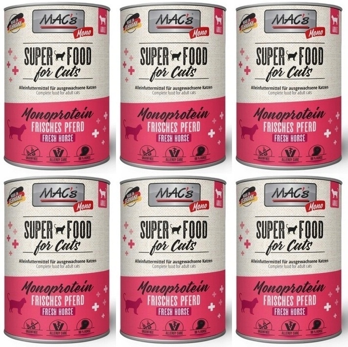 MAC's Cat Monoprotein Konina 6 x 400 g