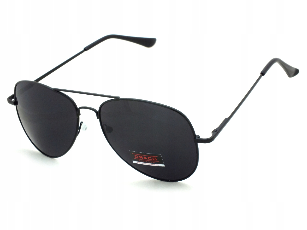 Okulary Słoneczne na Rower Pilotki Czarne Metalowe Kod producenta DR-3501C1V-2R